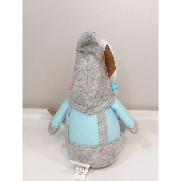 Easter Bunny Gnome Shelf Sitter Easter Spring Decoration Plush Mud Pie Decor New - Picture 4 of 5